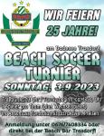 Bild Beach Soccer Turnier am 3.9. am Badesee Trasdorf